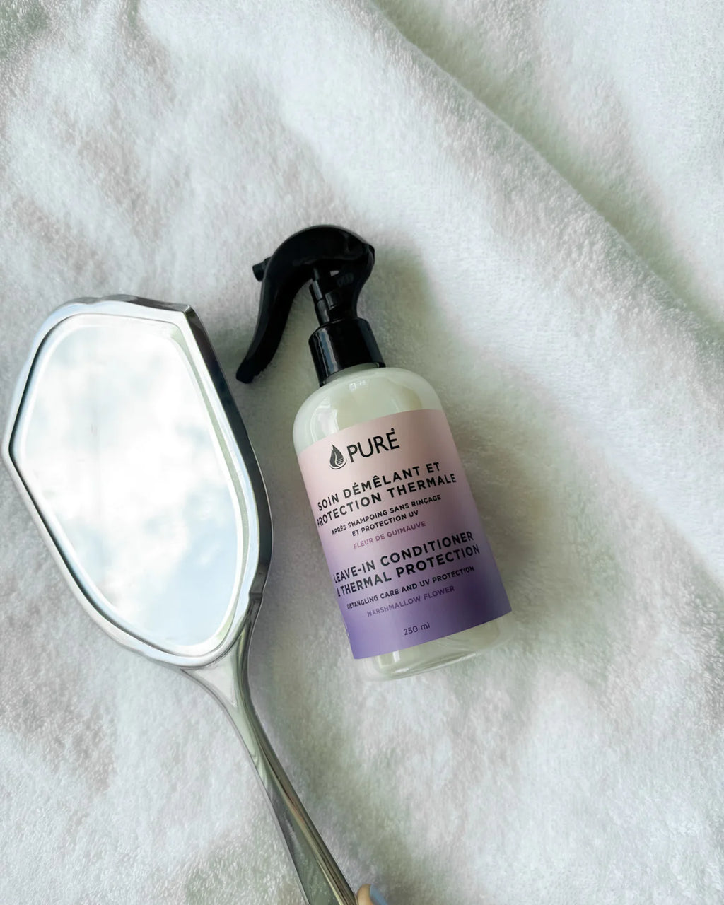 Soin démêlant et protection thermale PURE