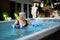 * Spa de nage