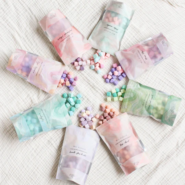 Cube de bain effervescent