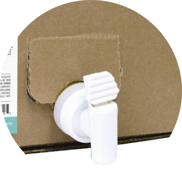 Robinet noir ou blanc pour 10L
