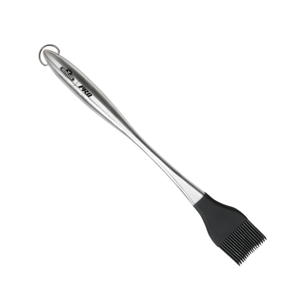 Pinceau en silicone avec manche en acier inoxydable