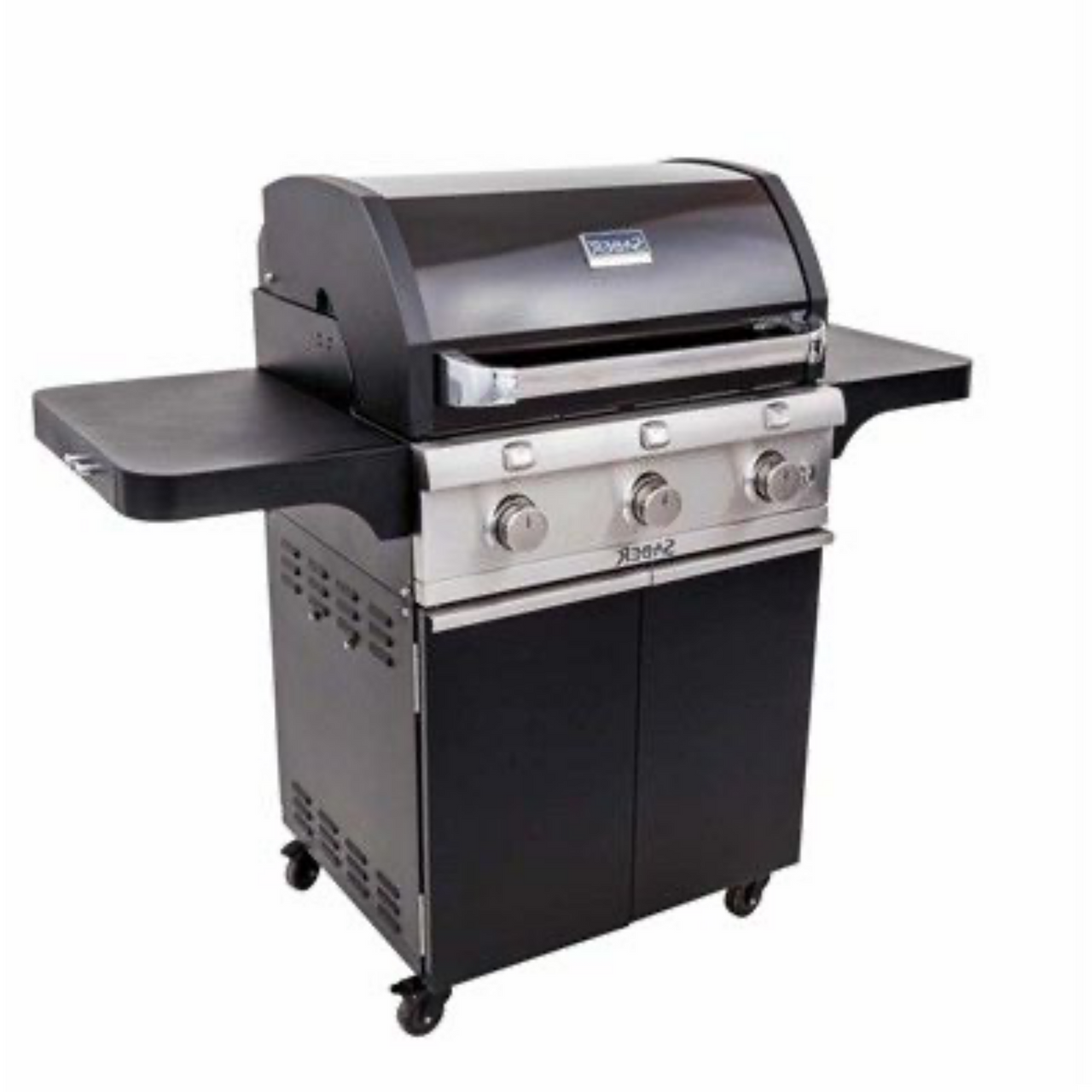 Grill 3 brûleurs édition noir et stainless