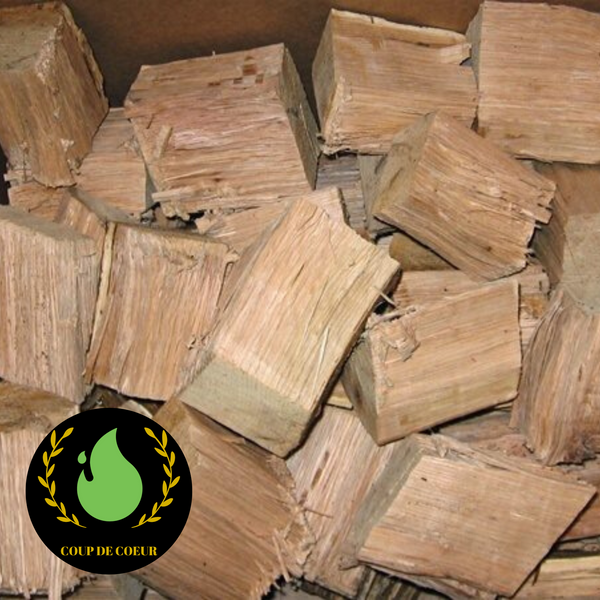 Morceaux "chunk' de bois et copeaux de bois