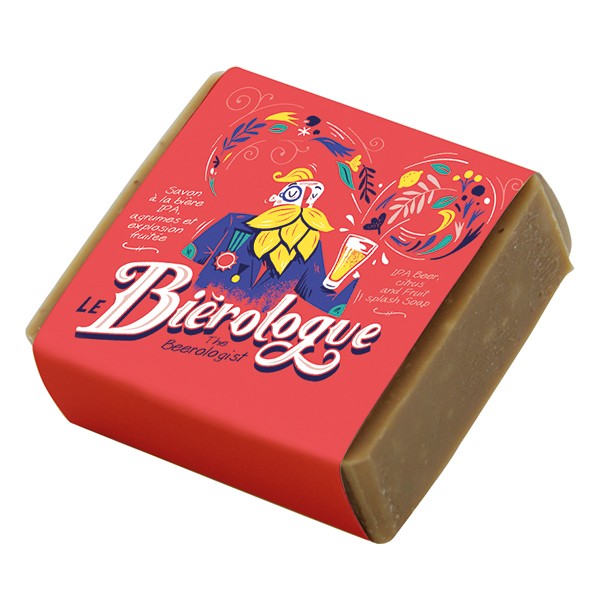 LE BIÈROLOGUE - Savon à la bière IPA, agrumes et explosion fruitée