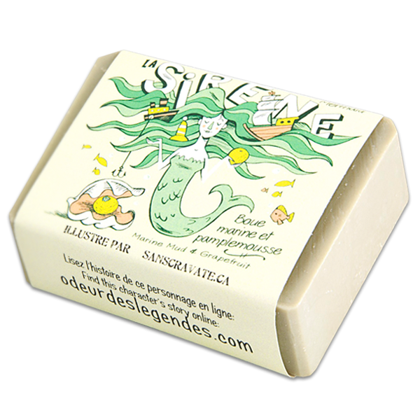 LA SIRÈNE - Savon boue marine et pamplemousse