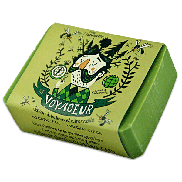 LE VOYAGEUR - Savon lime et citronnelle