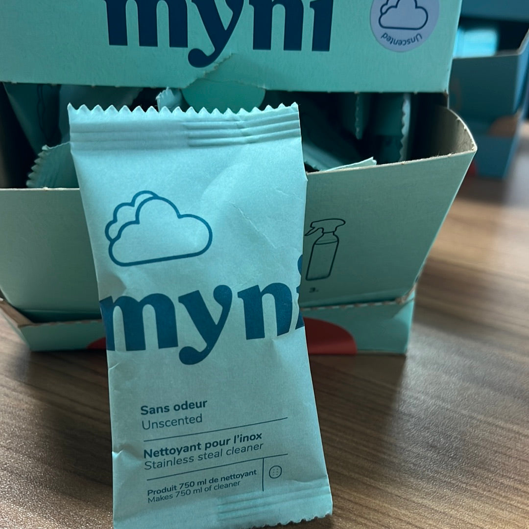 Pastilles MYNI - Nettoyant pour l'inox