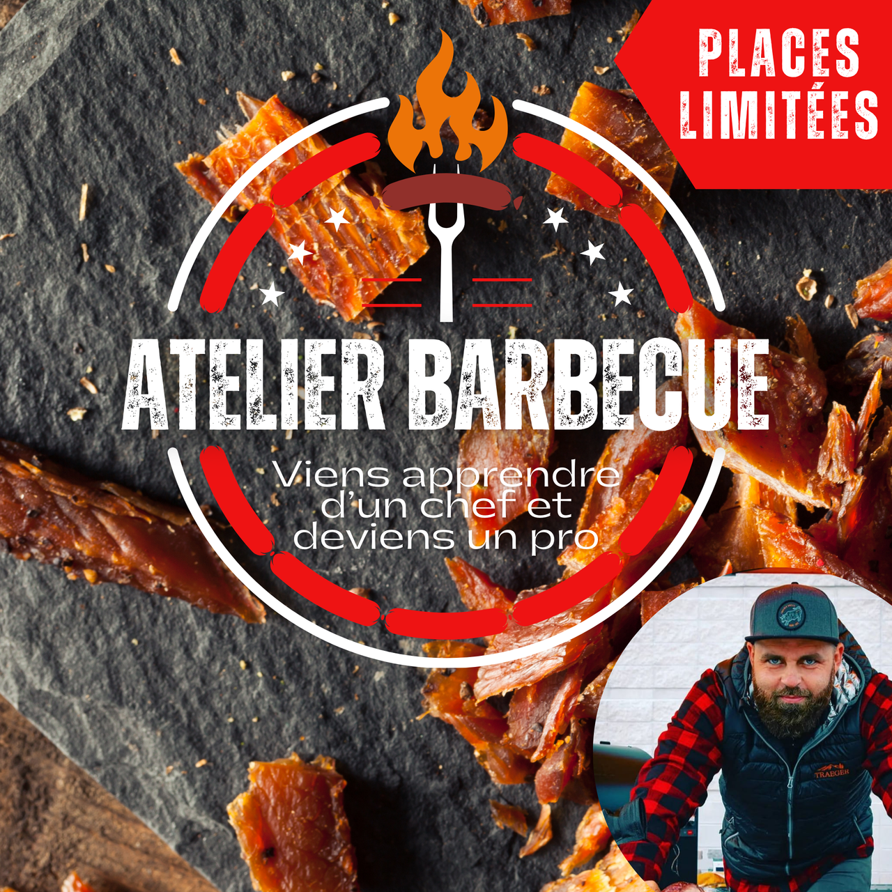 Atelier BBQ intermédiaire & Souper – Samedi 5 juillet 2025 16h00 avec Nero Traiteur+