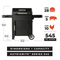 Barbecue et fumoir numériques au charbon de bois AutoIgnite Series 545