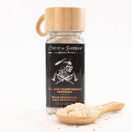 Sel de champignons - pot en verre